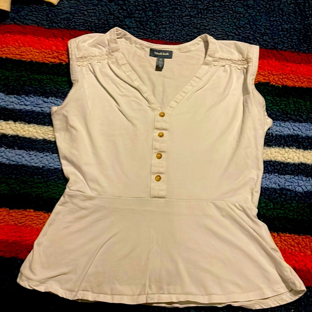 Modcloth Peplum Top